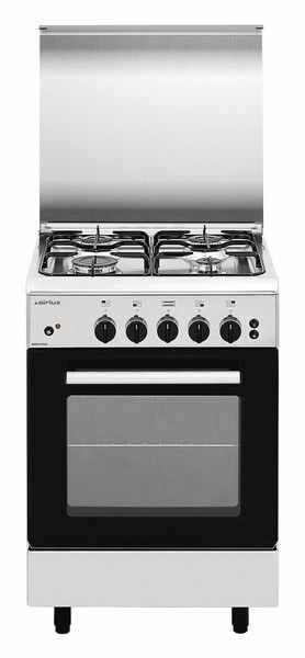 Airlux CC53GTIX2 Eingebaut Gas hob B Schwarz, Edelstahl Küchenherd