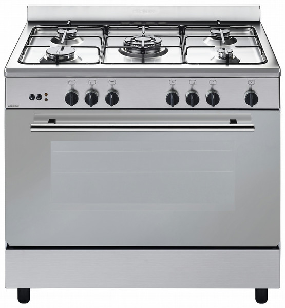 Airlux CC902ETIX2 Eingebaut Gas hob C Schwarz, Edelstahl Küchenherd