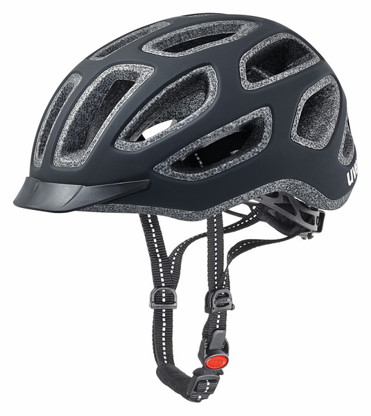 Uvex City e Half shell Черный велосипедный шлем