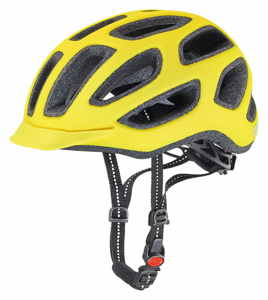 Uvex City e Half shell Желтый велосипедный шлем