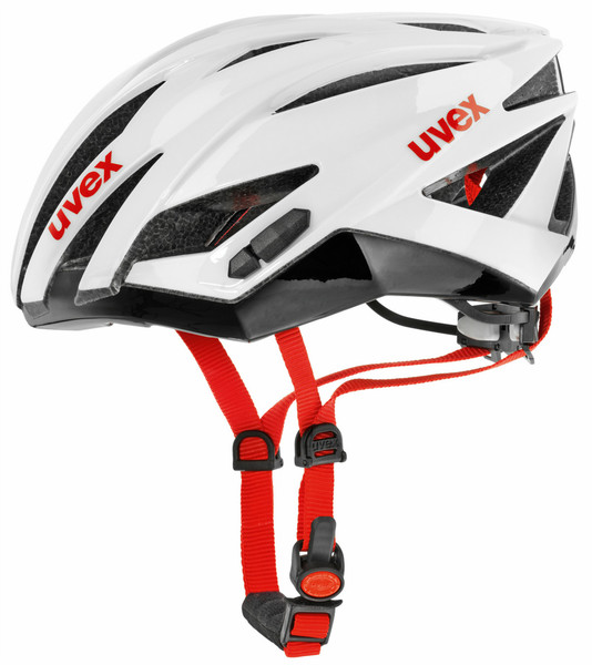 Uvex Ultrasonic race Half shell Черный, Белый велосипедный шлем