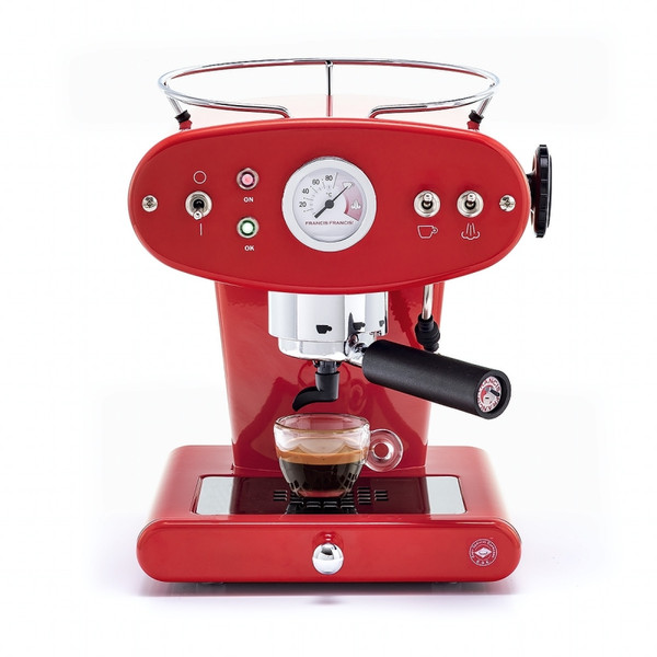 Amici X1 Trio Freestanding Fully-auto Pod coffee machine 1L Red