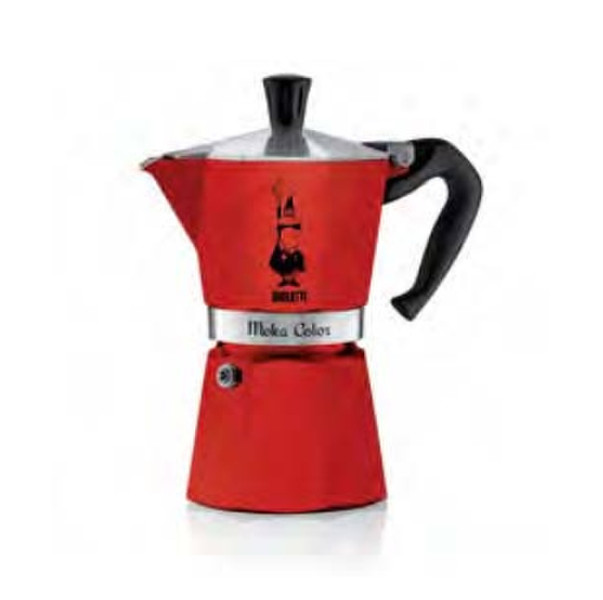 Bialetti Moka Express Color 0.3l Rot