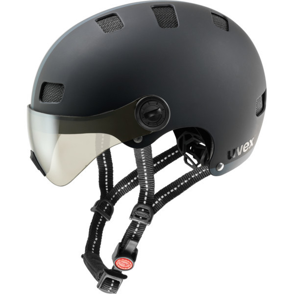 Uvex City v Half shell Black bicycle helmet