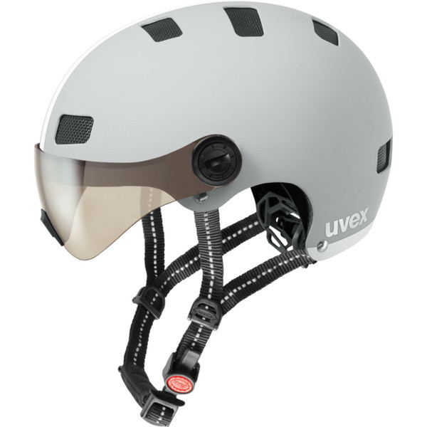 Uvex City v Half shell Белый велосипедный шлем