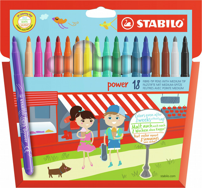 Stabilo 101929148 Medium Mehrfarben 18Stück(e) Filzstift