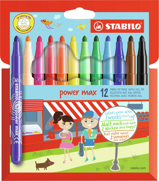 Stabilo 101696582 Bold Multicolour 12pc(s) felt pen