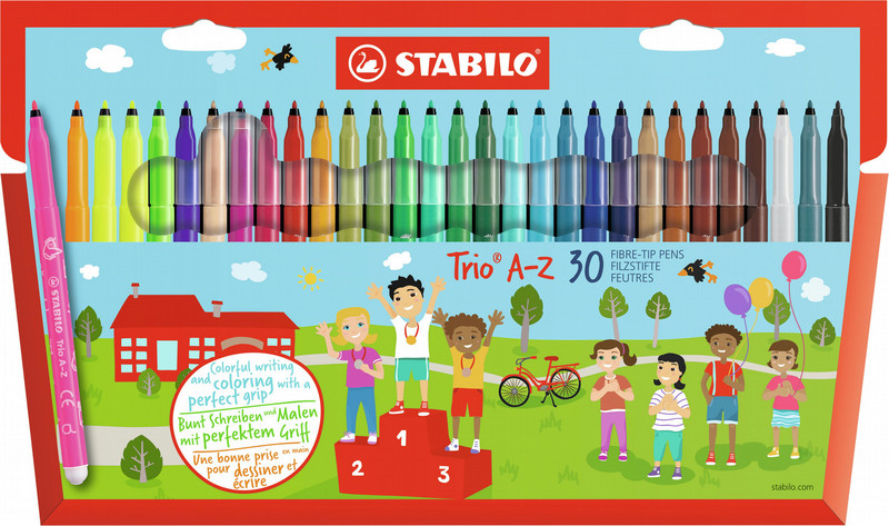 Stabilo 105695855 Fine Multicolour 30pc(s) felt pen