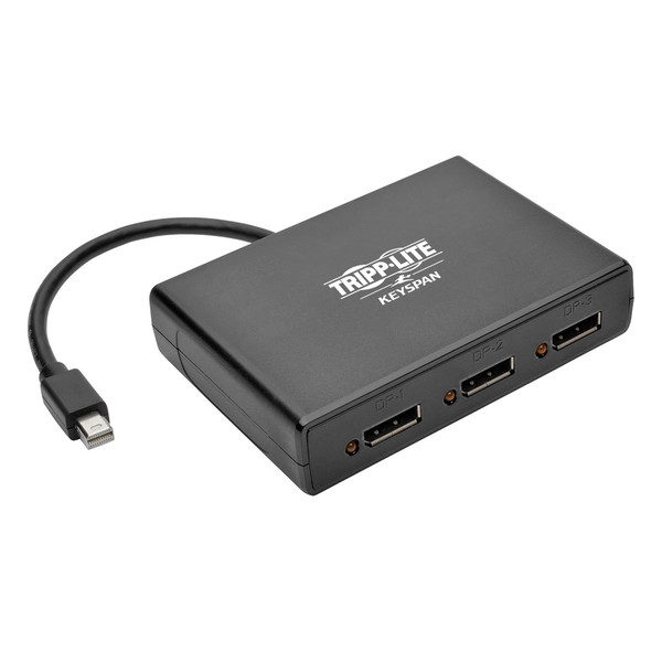 Tripp Lite 3-Port Mini DisplayPort 1.2 to DisplayPort Multi-Stream Transport (MST) Hub, 3840 x 2160 (4K x 2K) UHD