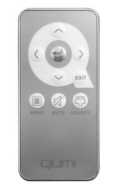 Vivitek 5041823300 IR Wireless Press buttons Silver remote control