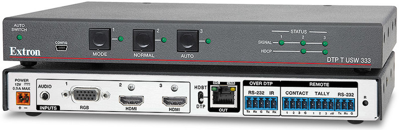 Extron DTP T USW 333 HDMI/VGA коммутатор видео сигналов