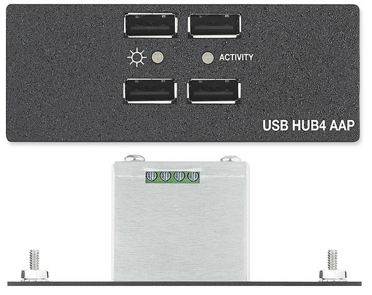 Extron 60-1031-12 USB 2.0 480Мбит/с Черный хаб-разветвитель