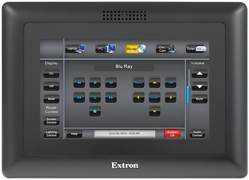 Extron TLC Pro 521M Black smart home central control unit