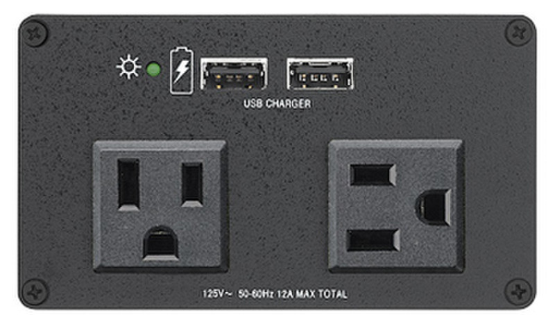 Extron AC+USB 222 US Type G Schwarz Steckdose