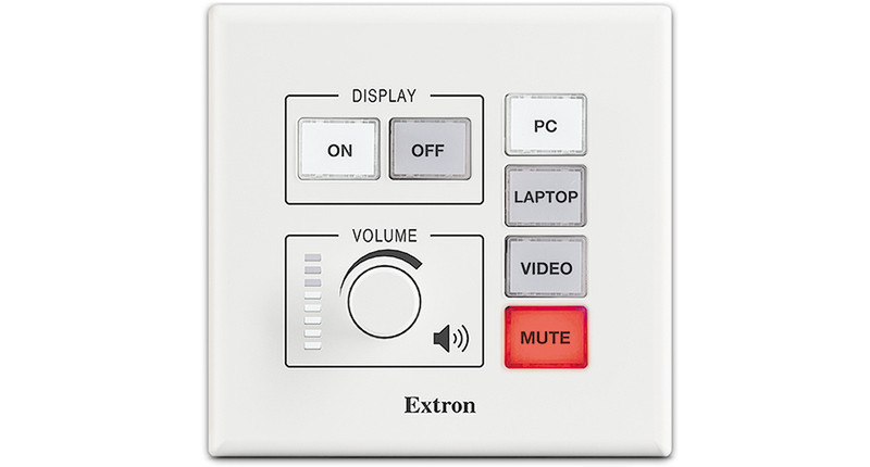 Extron EBP 100 Schwarz, Weiß Druckknopf Panel