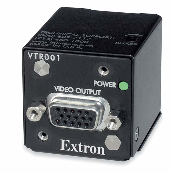 Extron VTR001 AV receiver Black