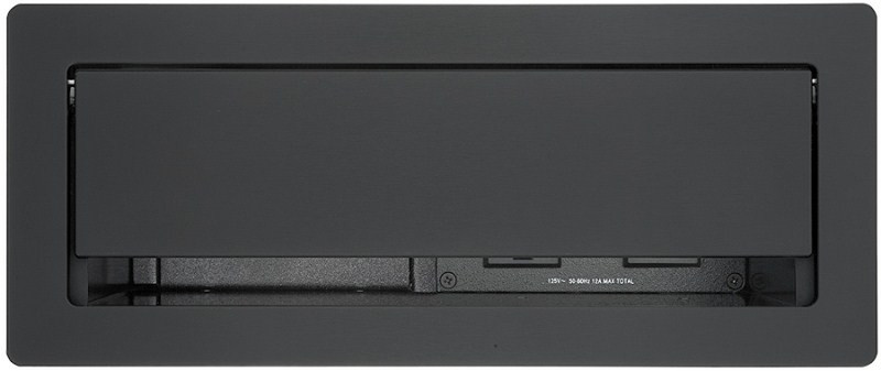 Extron Cable Cubby 1200 Black outlet box