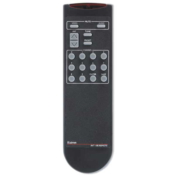 Extron AVT 100 Remote IR Wireless Press buttons Black remote control