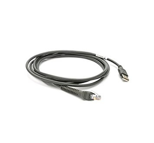 NCR CBA-U01-S07ZAR 2.1m RS-232 USB Black serial cable