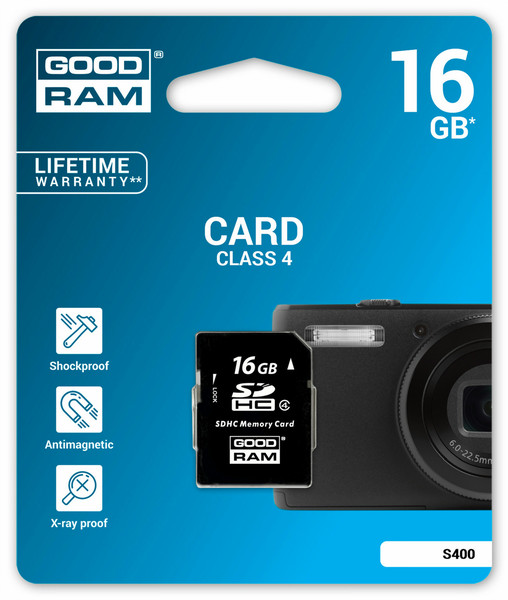 Goodram 16GB SDHC 16ГБ SDHC Class 4 карта памяти