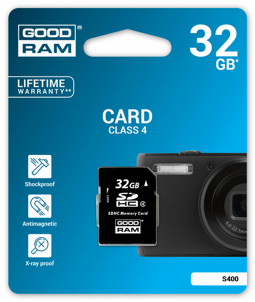 Goodram 32GB SDHC 32GB SDHC Class 4 Speicherkarte