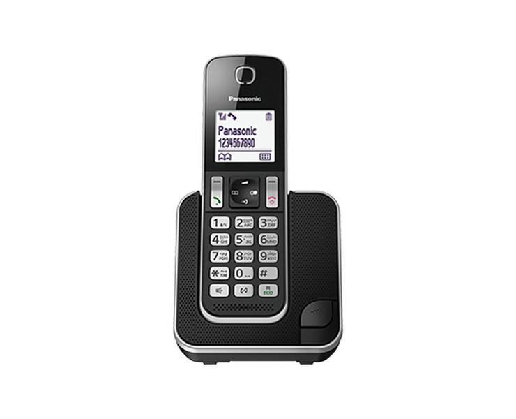 Panasonic KX-TGD310 DECT Caller ID Black,White telephone
