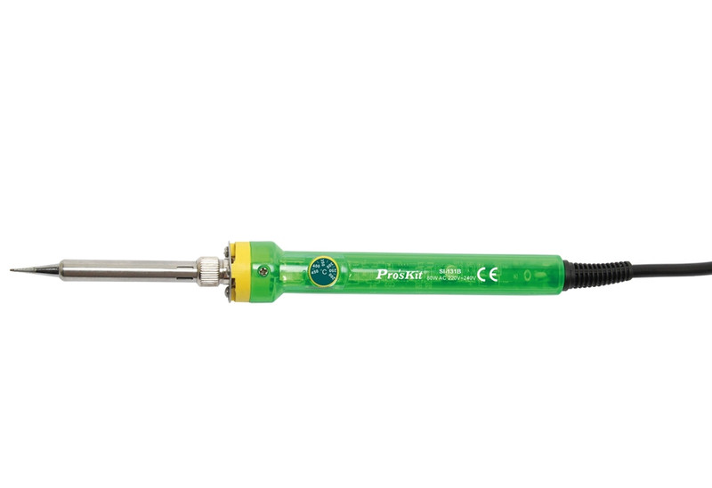 PROLINK SI-131B AC soldering iron 450°C Green,Metallic,Yellow