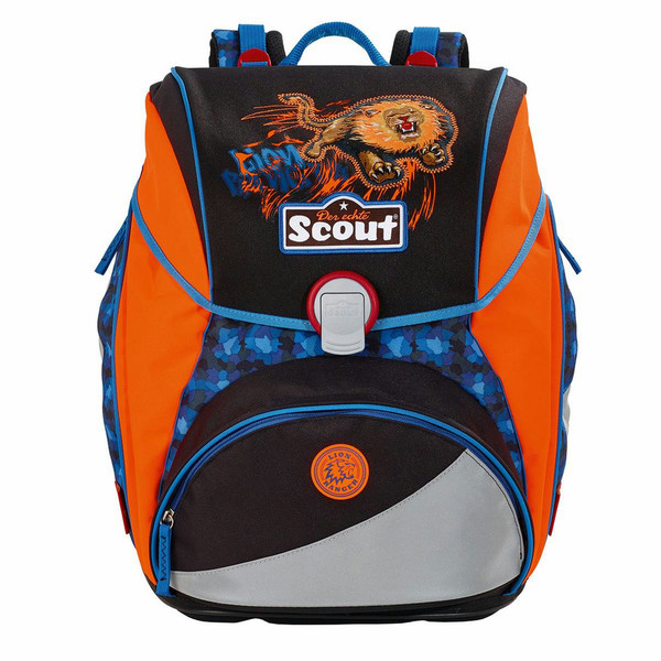 Scout 137451750 Boy School backpack Black,Orange school bag