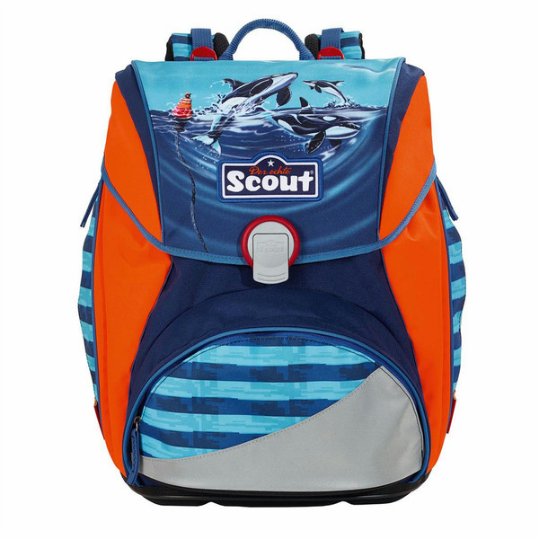 Scout 137451509 Boy School backpack Blue,Orange school bag