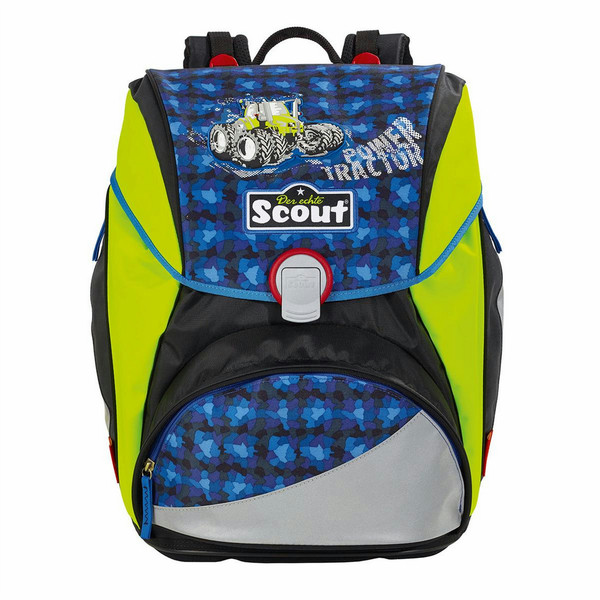 Scout 137451914 Junge School backpack Blau, Limette Schultasche