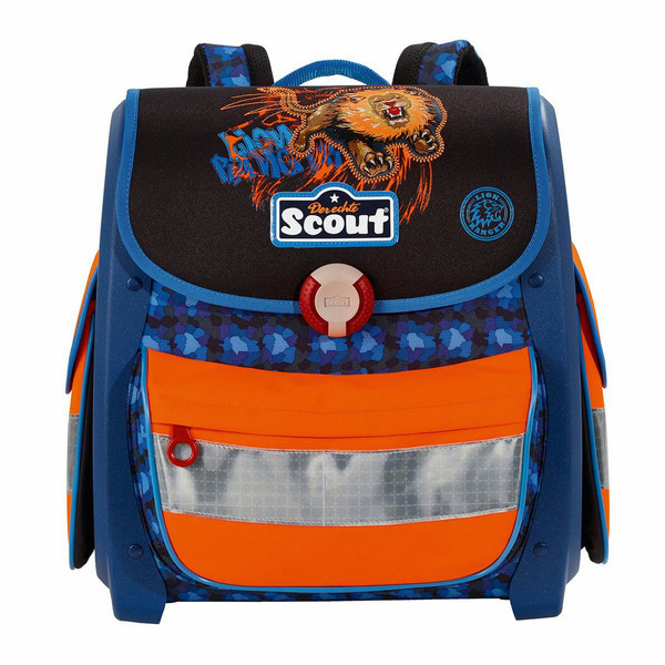 Scout 137250750 Boy School backpack Black,Blue,Orange school bag