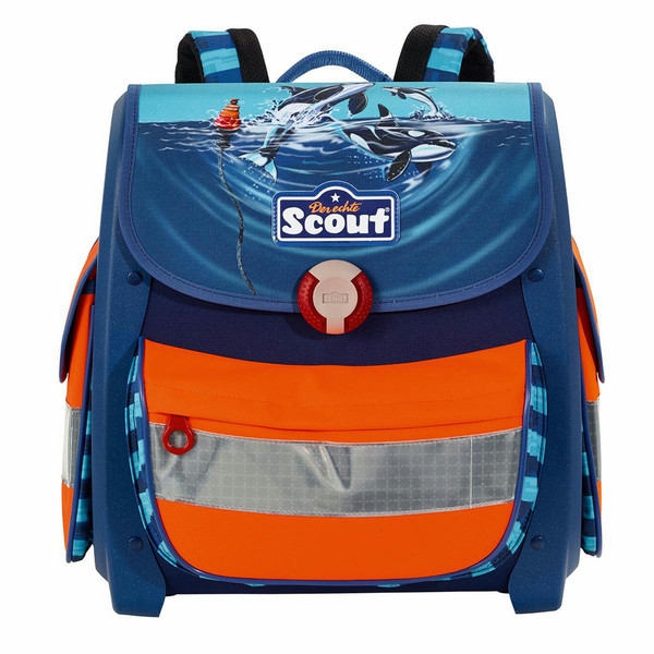 Scout 137250509 Boy School backpack Blue,Orange school bag