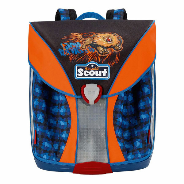 Scout 137150750 Boy School backpack Black,Blue,Orange school bag