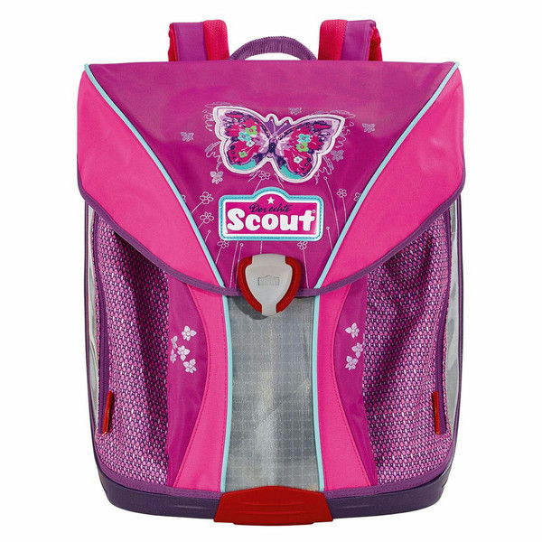 Scout 137150289 Girl School backpack Grey,Purple school bag