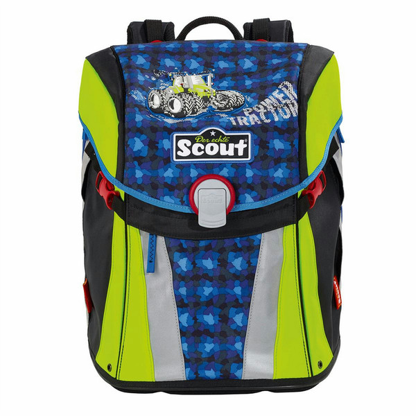 Scout 137351914 Junge School backpack Blau, Limette Schultasche