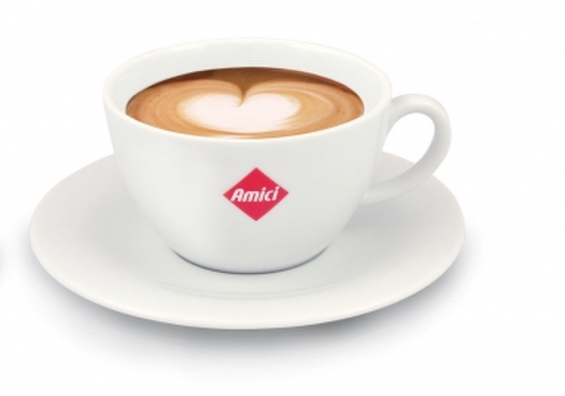 Amici A12518 White Coffee 6pc(s) cup/mug