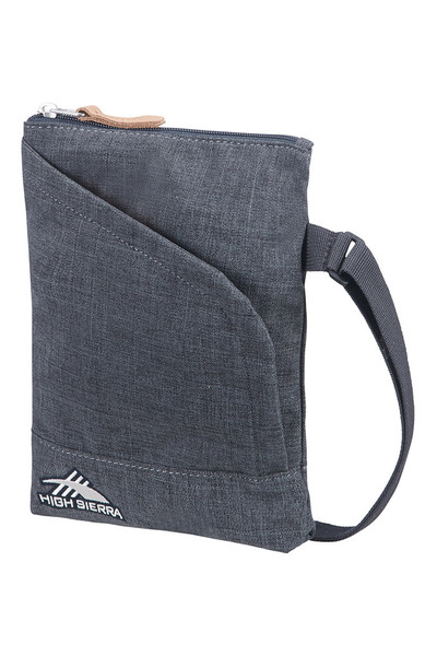High Sierra Taxila Flat Pocket Charcoal,Grey Polyester men's shoulder bag