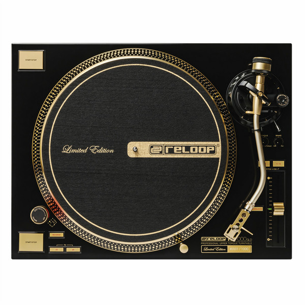 Reloop RP-7000GLD Direct drive DJ turntable Gold