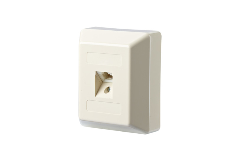 METZ CONNECT 130000001-I RJ-45 White socket-outlet