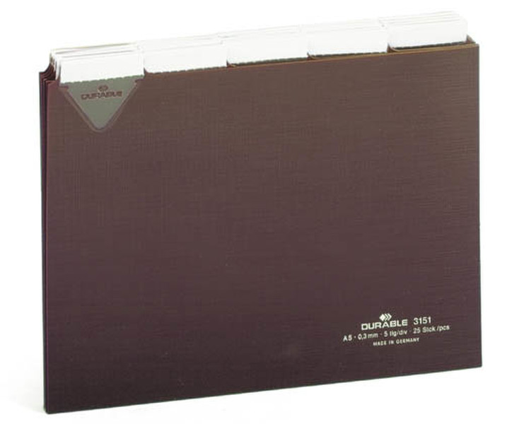 Durable 3141 Brown 25pc(s) index card