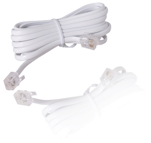 Profoon MOD-K21 2.1m White telephony cable