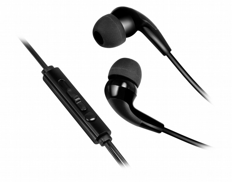Xtech XTG-115 Binaural Verkabelt Schwarz Mobiles Headset