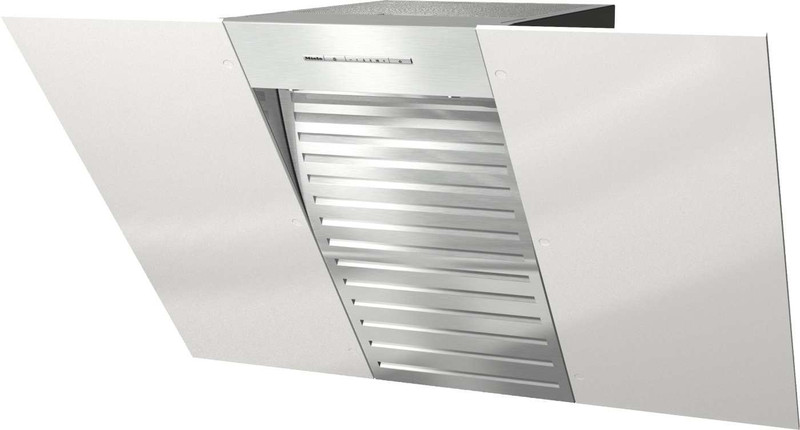 Miele DA 6096 W BB Wall-mounted 650m³/h B Stainless steel,White cooker hood