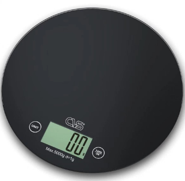 CVS DN3800 Настольный Electronic kitchen scale Черный кухонные весы