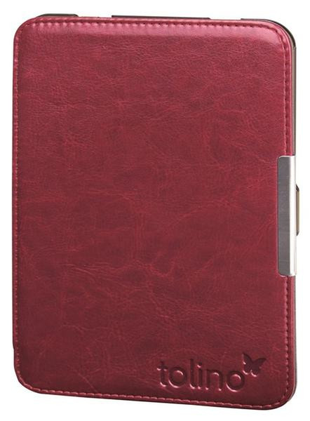 Tolino 4260313880416 6Zoll Cover case Rot E-Book-Reader-Schutzhülle