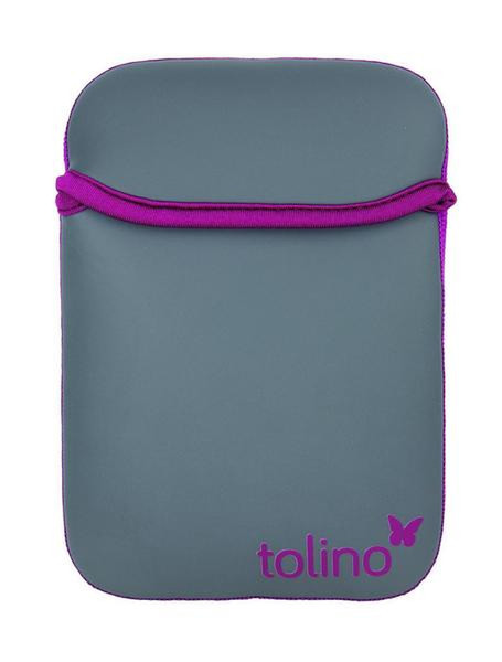 Tolino 2400002625344 6Zoll Skin case Grau, Violett E-Book-Reader-Schutzhülle