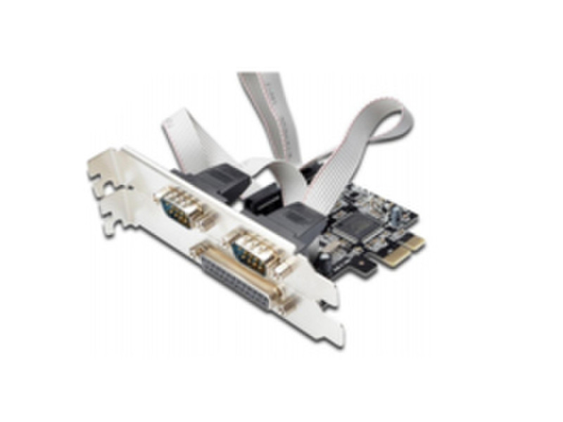 Microconnect MC-PCIE-MCS1P2S Внутренний Параллельный, Последовательный интерфейсная карта/адаптер