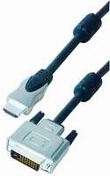 Alcasa 4510-DL2 2м HDMI DVI-D Черный, Белый адаптер для видео кабеля