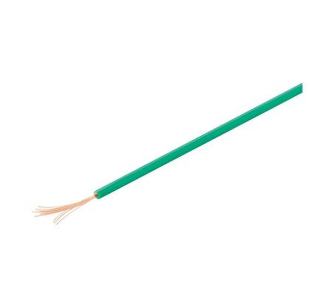 Alcasa 1x0.14mm, 10m 10000mm Green electrical wire