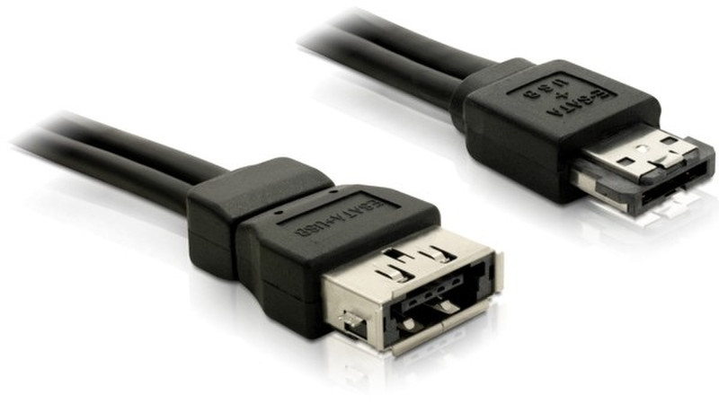 Alcasa 5053-V10 1m eSATAp eSATAp Black SATA cable
